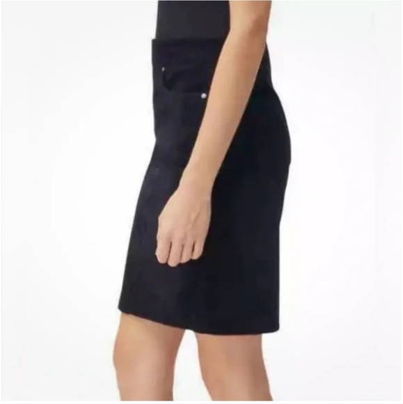 S.C. & Co Ladies Corduroy Skirt Womens Size 8 Pull On Black Cord Skirt  NWT - Picture 12 of 12